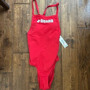 Lifeguard bathing suit.  New with tags. Size 30